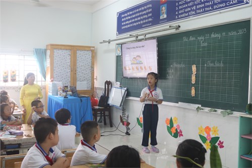 Thao giảng tháng 11/2023: Dạy học giải toán lớp 4 theo hướng phát triển năng lực cho học sinh